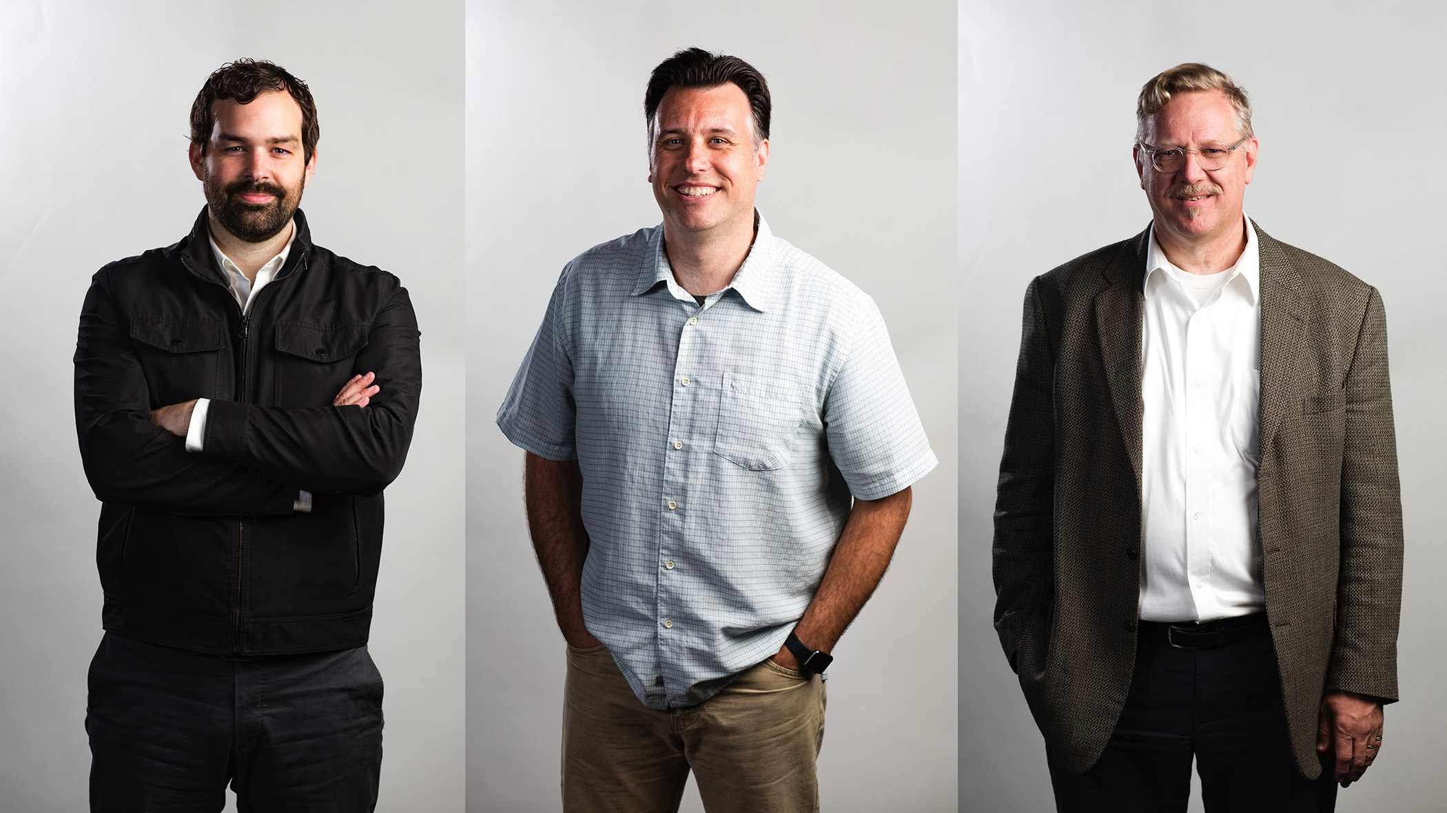 Designers of ROTATOR Creative Lance Kagey, Scott Varga, and Mark Alvis